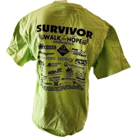 Port & company walk For Hope two T-shirts 100% cotton excellent condition pink g - Picture 5 of 8